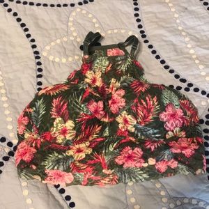 PINK high neck bralette